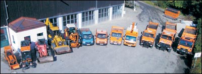 Bild der Bauhof-Fahrzeuge