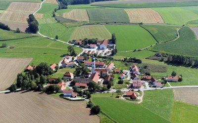 Aerial view of Hofkirchen