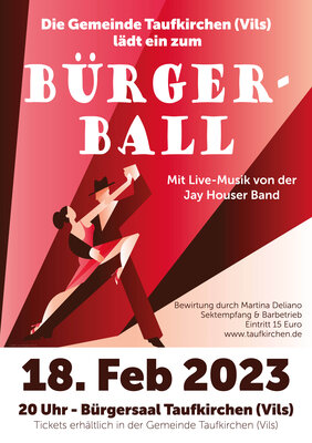 Plakat des Bürgerballs