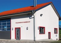 [Translate to English:] Bild des Wambacher Feuerwehrhauses