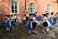 Tanz der Kinder des Trachtenvereins auf der Schlossterrasse